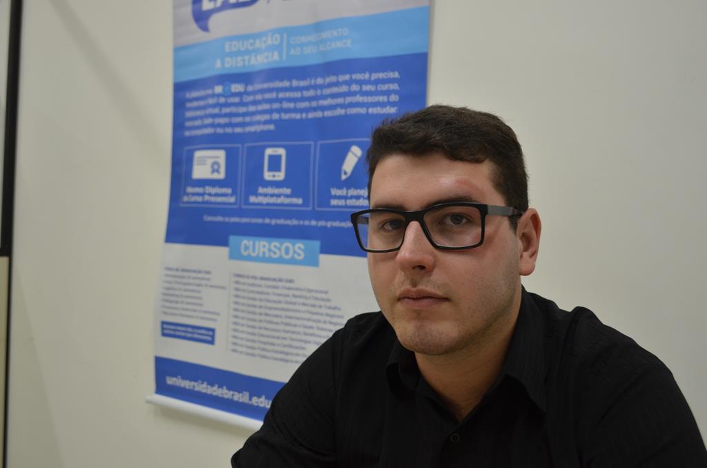 Marcos Cust&oacute;dio Freitas de 24 anos &ndash; Foto: Glaucia Piovesan/Jornal da Nova